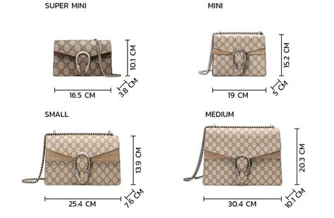 gucci dionysus bag size comparison|sac Gucci dionysus aliexpress.